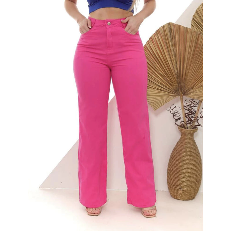 Calça Jeans Wide Leg  Pantalona -Linha Premium